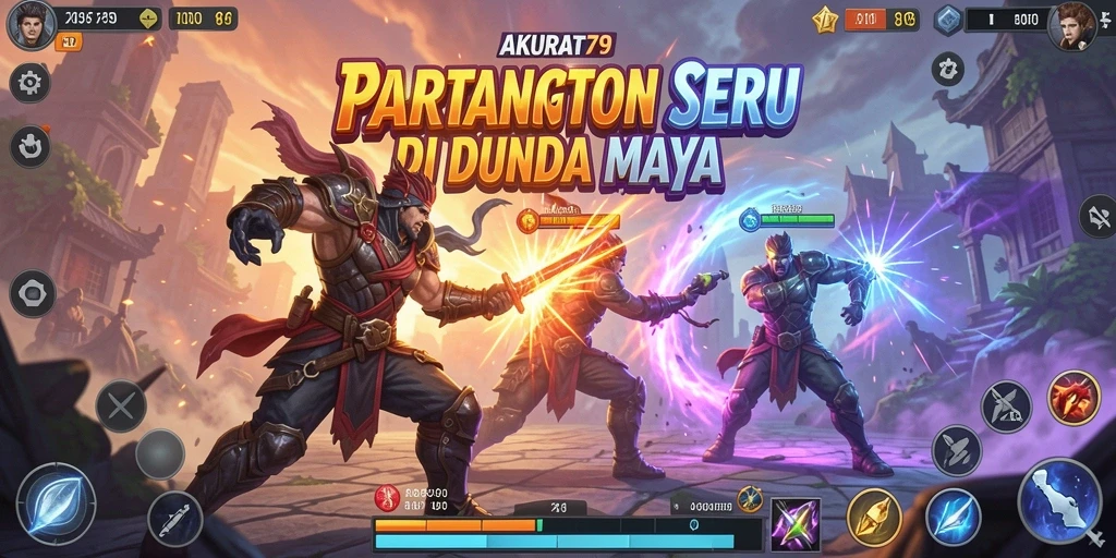 Tampilan gameplay seru dari AKURAT79 yang menampilkan pertarungan mendebarkan.