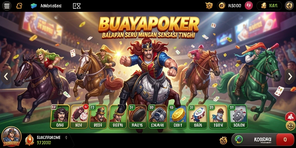 Tampilan gameplay BUAYAPOKER yang seru dan mendebarkan.