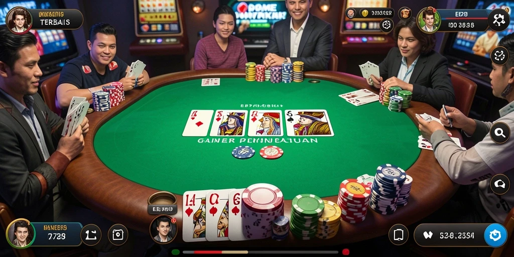 Gameplay menarik EE789 dengan strategi poker yang mendebarkan.