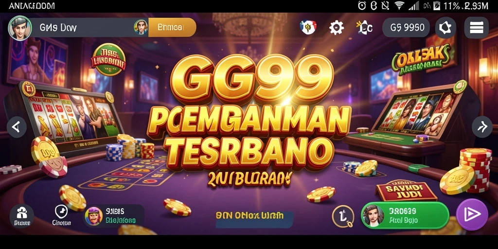 Tampilan menarik dalam permainan Kasino GG999 yang seru.