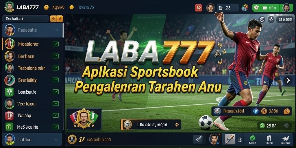 Tampilan antarmuka LABA777 yang menarik saat melakukan taruhan olahraga.