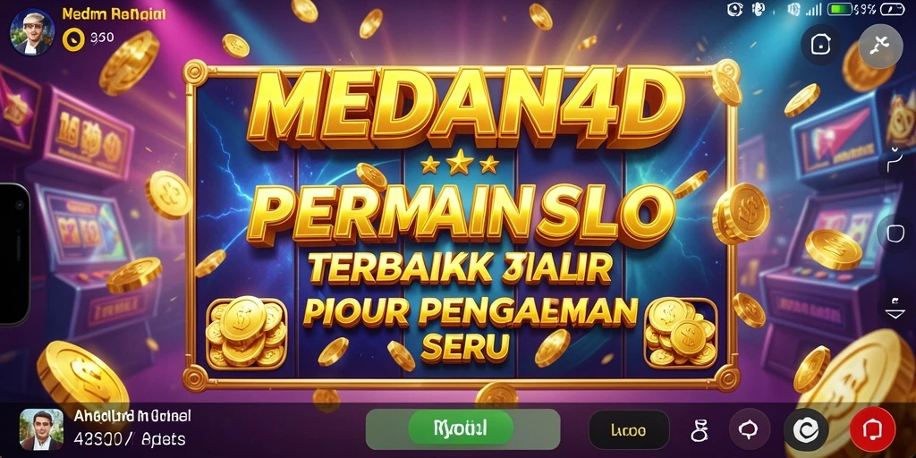 Tampilan menarik dari gameplay Slot MEDAN4D yang memukau.