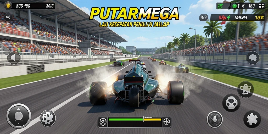 Tampilkan momen balap seru di PUTARMEGA.
