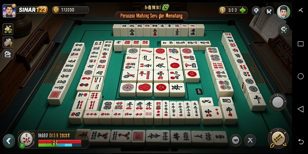Tampilan gameplay seru dan menantang dari SINAR123.