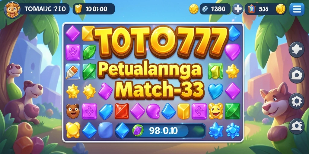 Tangkap momen seru dari gameplay Match-3 TOTO777.